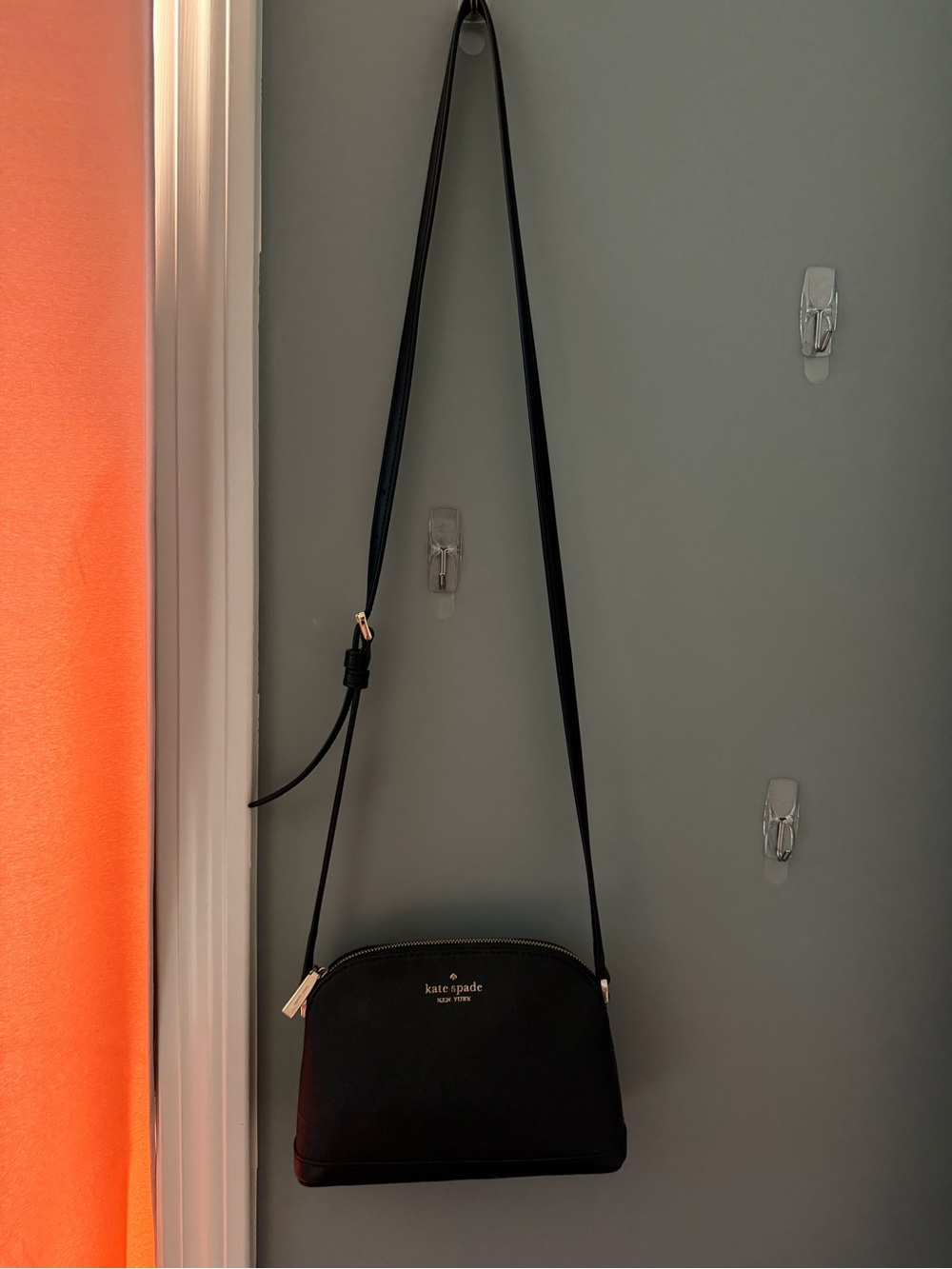 Kate Spade Black Glitter Crossbody